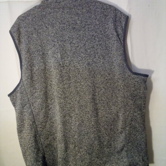Ocean Coast Vest Jacket Men XXL Sleeveless Full Zip Pockets Gray - Picture 14 of 14